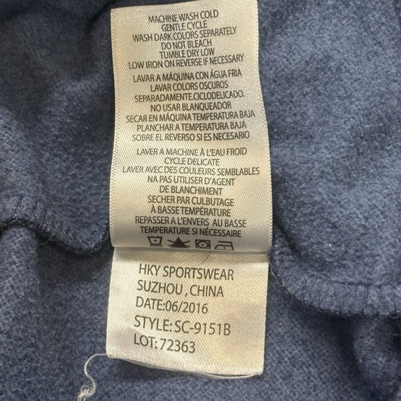 FC Barcelona Official Jogger Pants Men’s M Blue Elastic Waist Cuffed FCB Crest - Picture 7 of 8